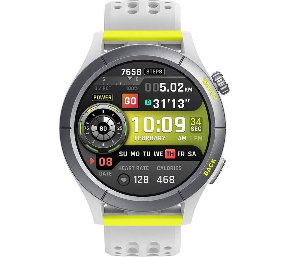 AMAZFIT Cheetah Smart Watch - Speedster Grey, Silicone Strap, 47 mm