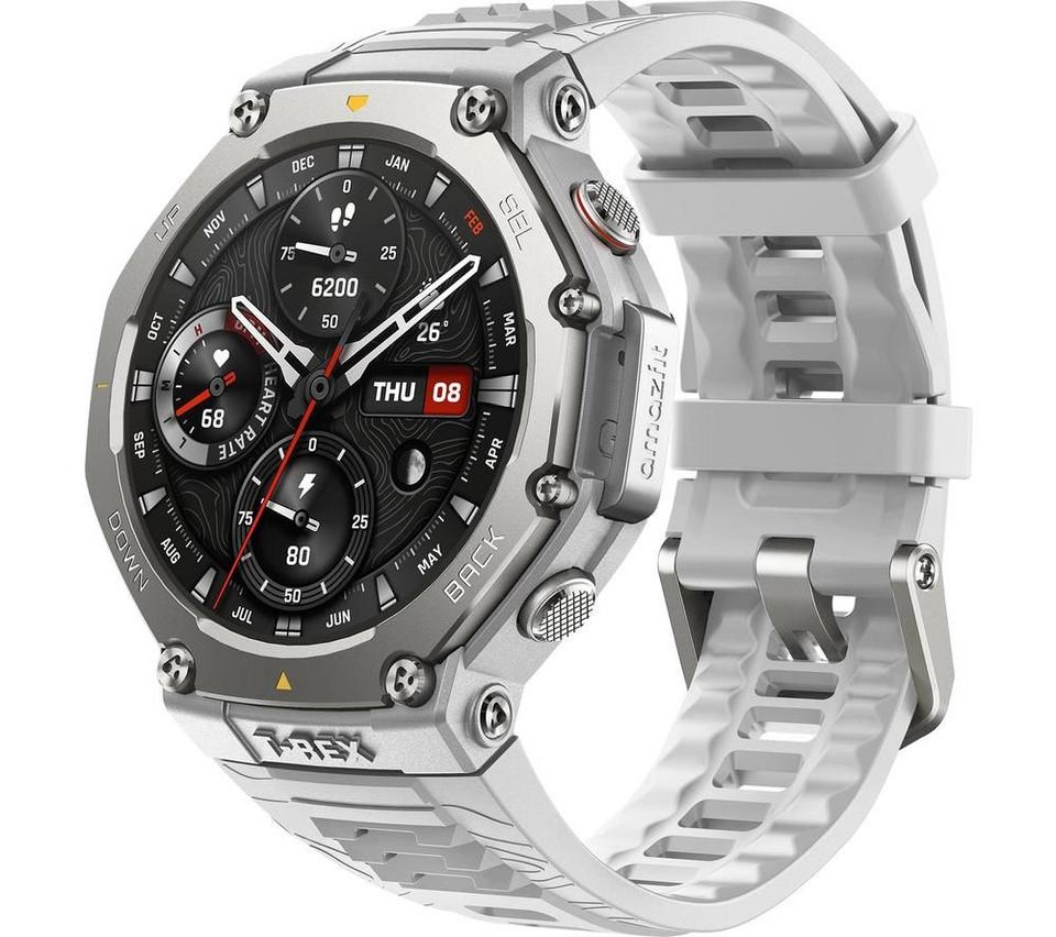 AMAZFIT T-Rex 3 Smart Watch - Haze Grey, Silicone Strap