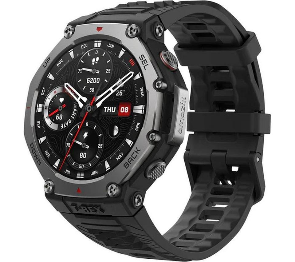 AMAZFIT T-Rex 3 Smart Watch - Onyx, Silicone Strap