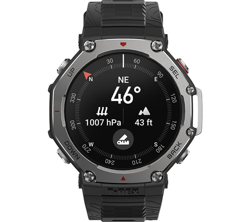 AMAZFIT T-Rex 3 Smart Watch - Onyx, Silicone Strap image number 8 of 10