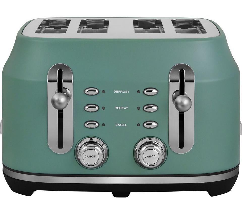 RANGEMASTER Classic Collection RMCL4S304MG 4-Slice Toaster - Green