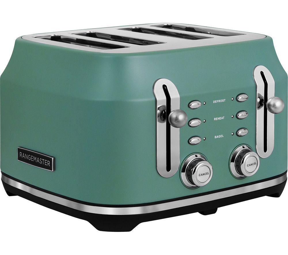 RANGEMASTER Classic Collection RMCL4S304MG 4-Slice Toaster - Green image number 3 of 3