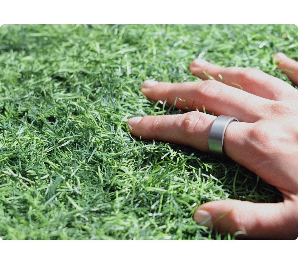 ULTRAHUMAN Ring Air - Raw Titanium, Size 5 image number 2 of 6