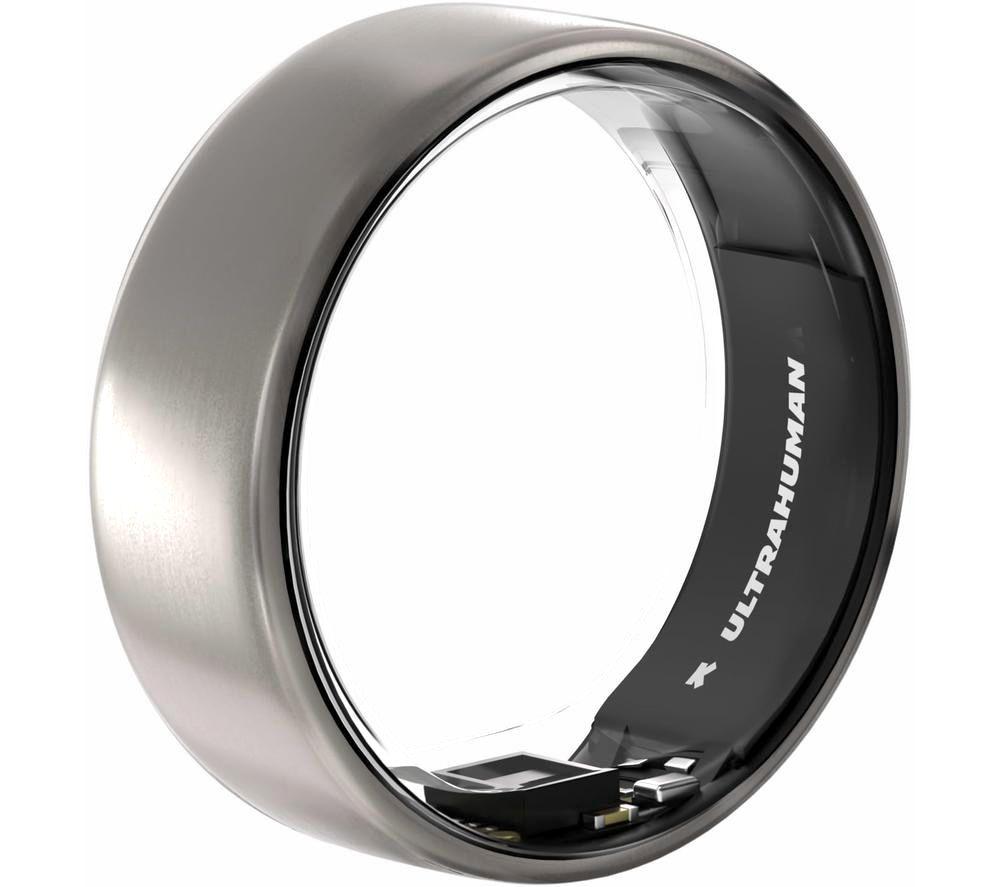 ULTRAHUMAN Ring Air - Raw Titanium, Size 13 image number 4 of 5