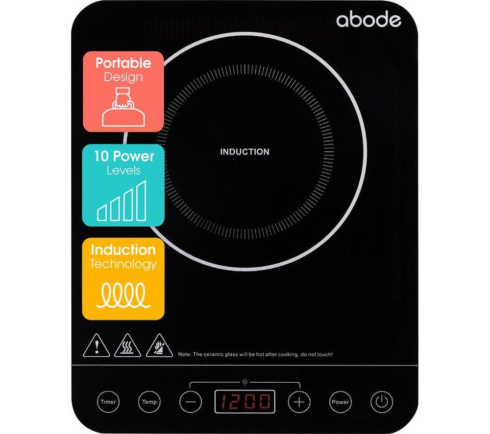 ABODE AINDH1002 Single Induction Hot Plate - Black image number 2 of 10
