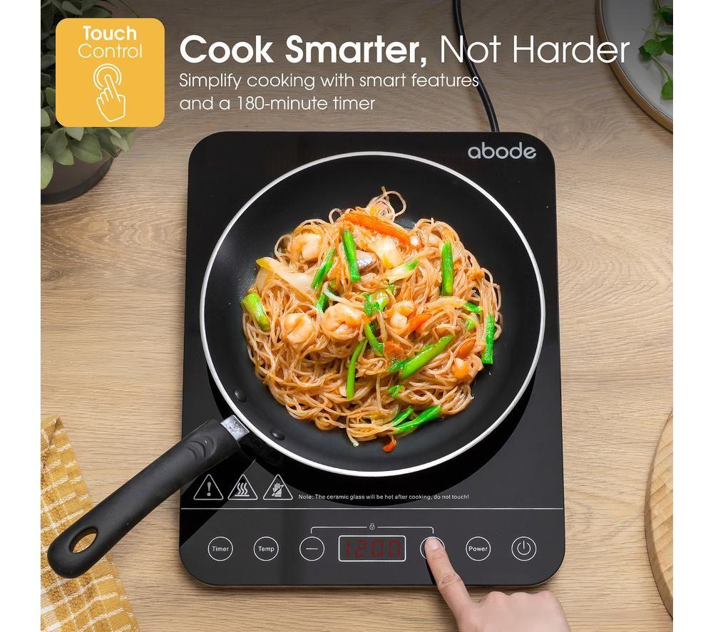 ABODE AINDH1002 Single Induction Hot Plate - Black image number 8 of 10