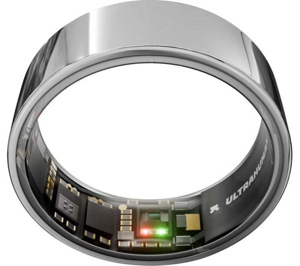 ULTRAHUMAN Ring Air - Space Silver, Size 14 image number 5 of 5
