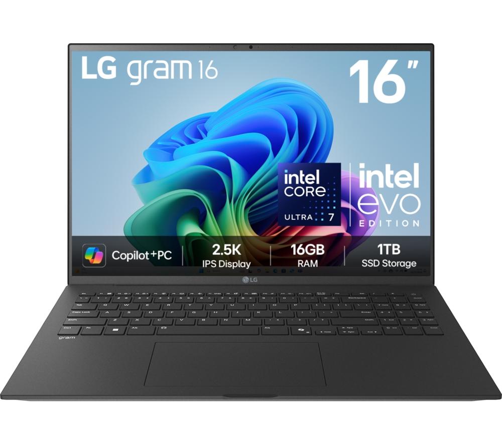 Lg Gram 16Z90tl-G.au78a1 16 Laptop, Copilot Pc - Intel®Core Ultra 7, 1 Tb Ssd, Black, Black