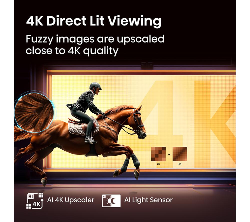 HISENSE E6Q 55" LED 4K HDR Smart TV with Freely - 55E6QTUK image number 5 of 13