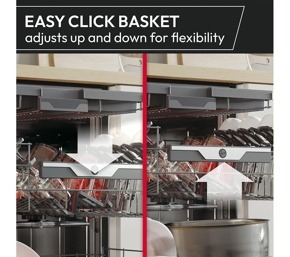 HOOVER HI 5C6F0S-80 Full Size Fully Integrated WiFi-enabled Dishwasher image number 13 of 19