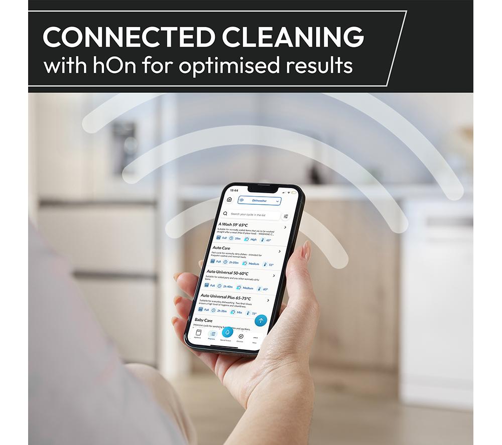 HOOVER HI 5C6F0S-80 Full Size Fully Integrated WiFi-enabled Dishwasher image number 15 of 19
