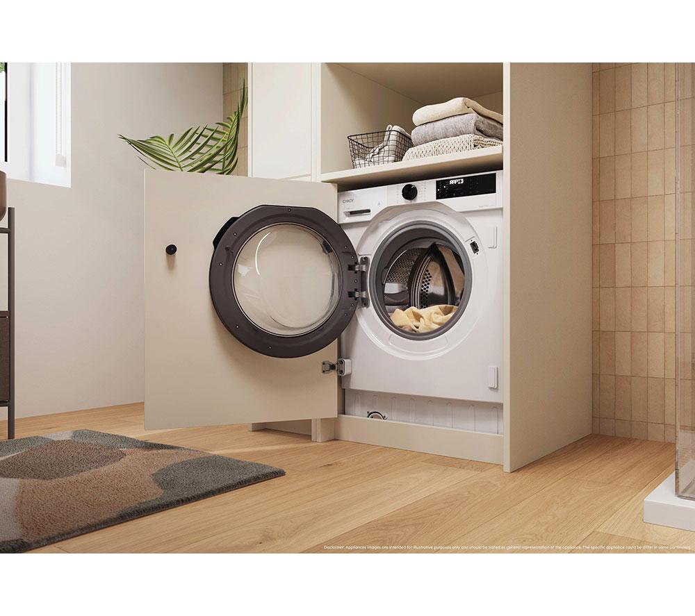 CANDY BC4S49M6DB8J-80 Integrated WiFi-enabled 9 kg 1400 Spin Washing Machine image number 3 of 15