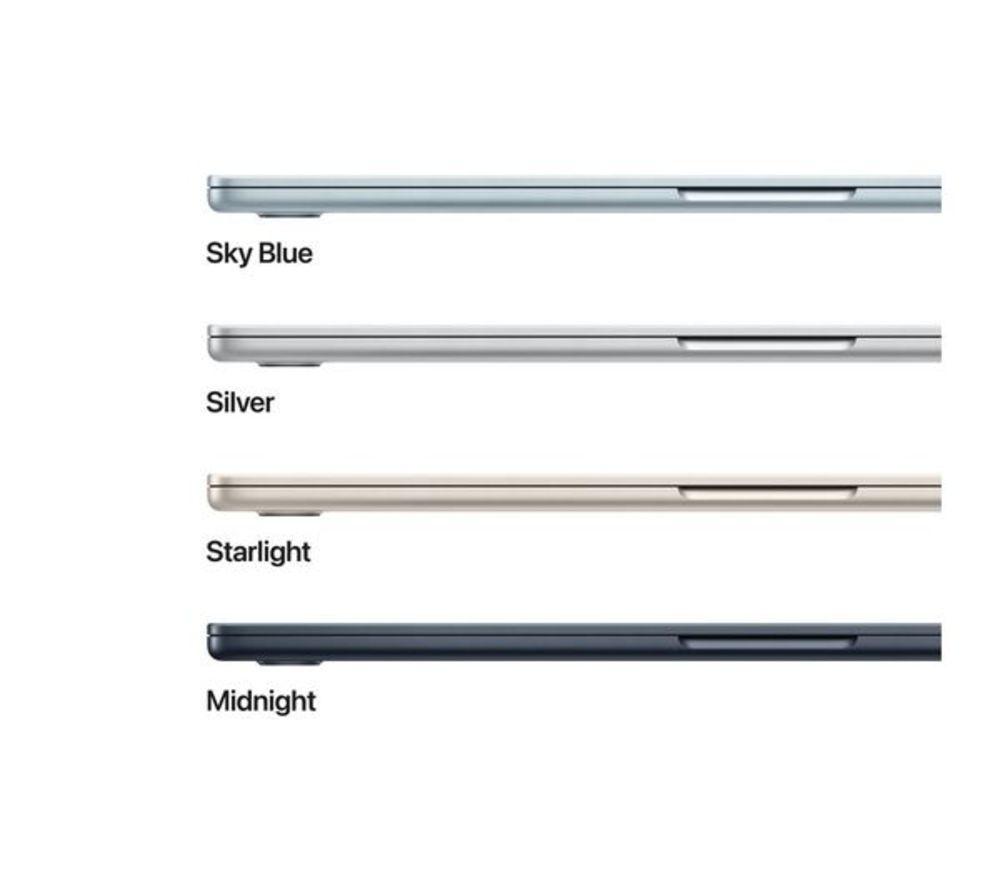 APPLE Refurbished MacBook Air 15" (2025) - M4, 512 GB SSD, RAM 24 GB, Silver (Excellent Condition) image number 3 of 11