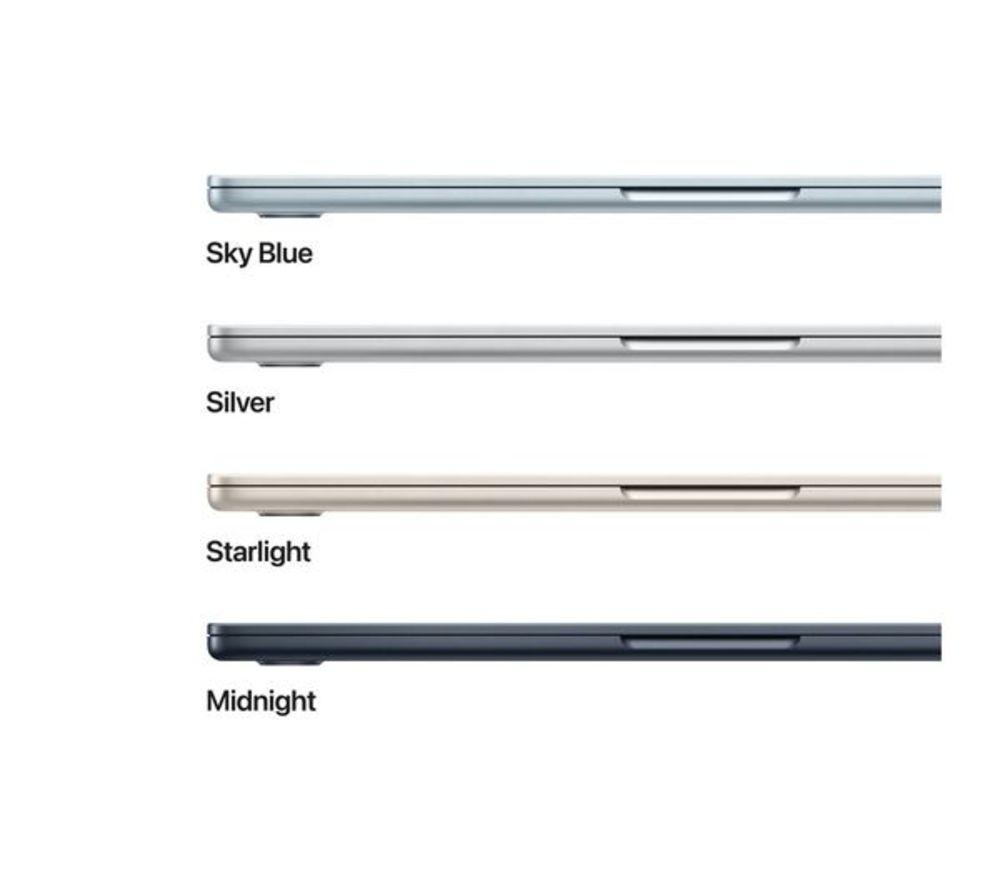 APPLE Refurbished MacBook Air 13.6" (2025) - M4, 256 GB SSD, Silver (Excellent Condition) image number 3 of 11