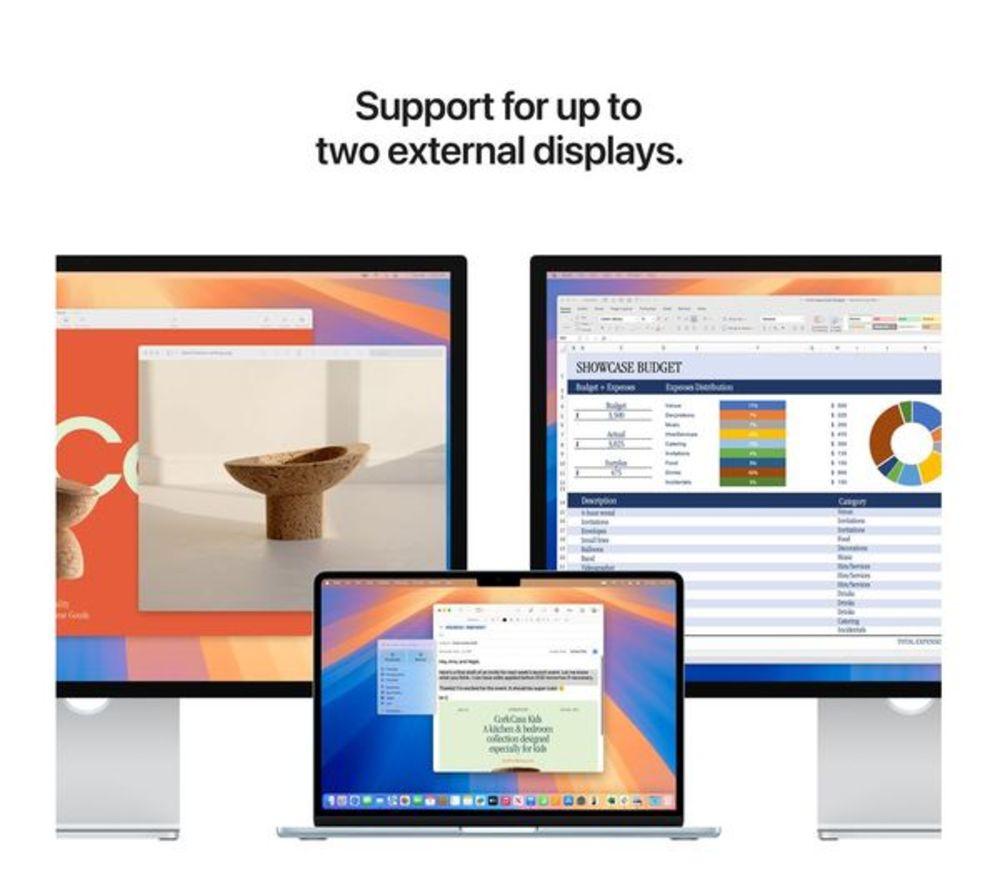 APPLE Refurbished MacBook Air 13.6" (2025) - M4, 256 GB SSD, Silver (Excellent Condition) image number 5 of 11