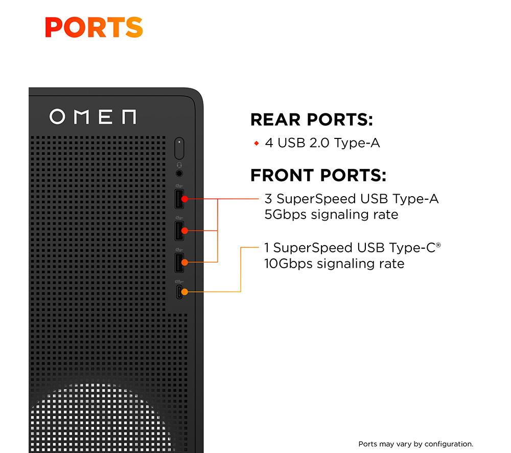 HP OMEN 16L Gaming PC - Intel&reg; Core&trade; i5, RTX 5060, 1 TB SSD image number 9 of 17