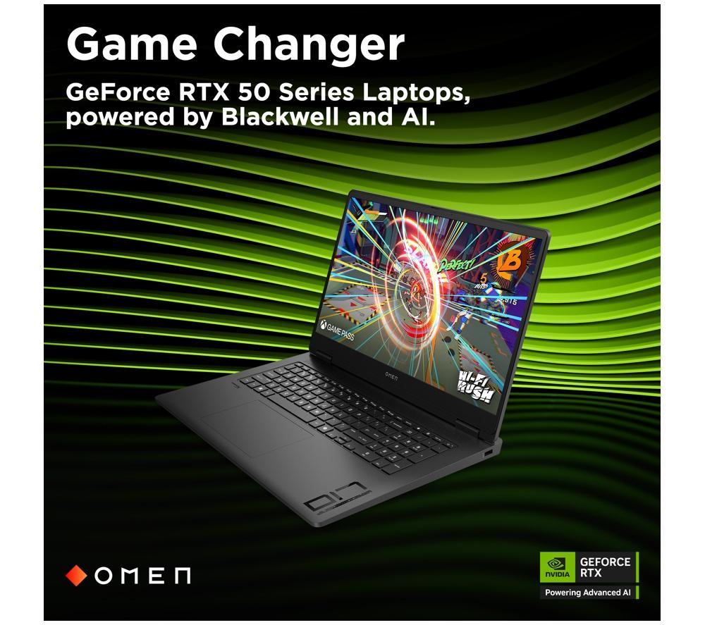 HP OMEN 17-db1509na 17.3" Gaming Laptop - AMD Ryzen AI 9, RTX 5070, 1 TB SSD image number 9 of 26