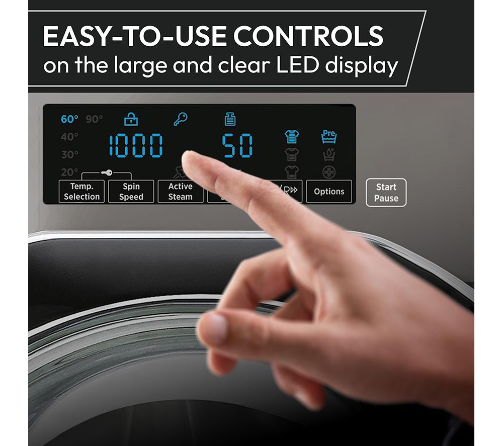 HOOVER H-Wash & Dry 400 Autodose BH4SD696M6DB9-80 Integrated WiFi-enabled 9 kg Washer Dryer image number 12 of 14