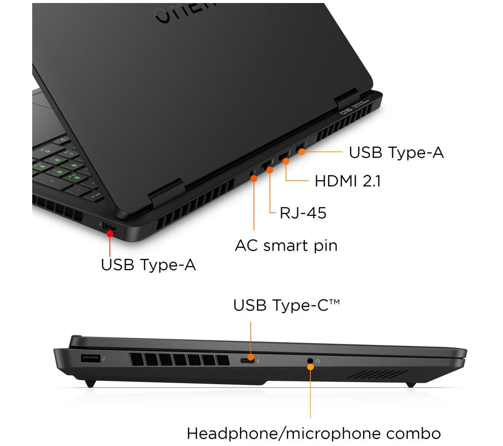 HP OMEN 16-am0507na 16" Gaming Laptop - Intel&reg; Core&trade; Ultra 7, RTX 5060, 1 TB SSD image number 8 of 19
