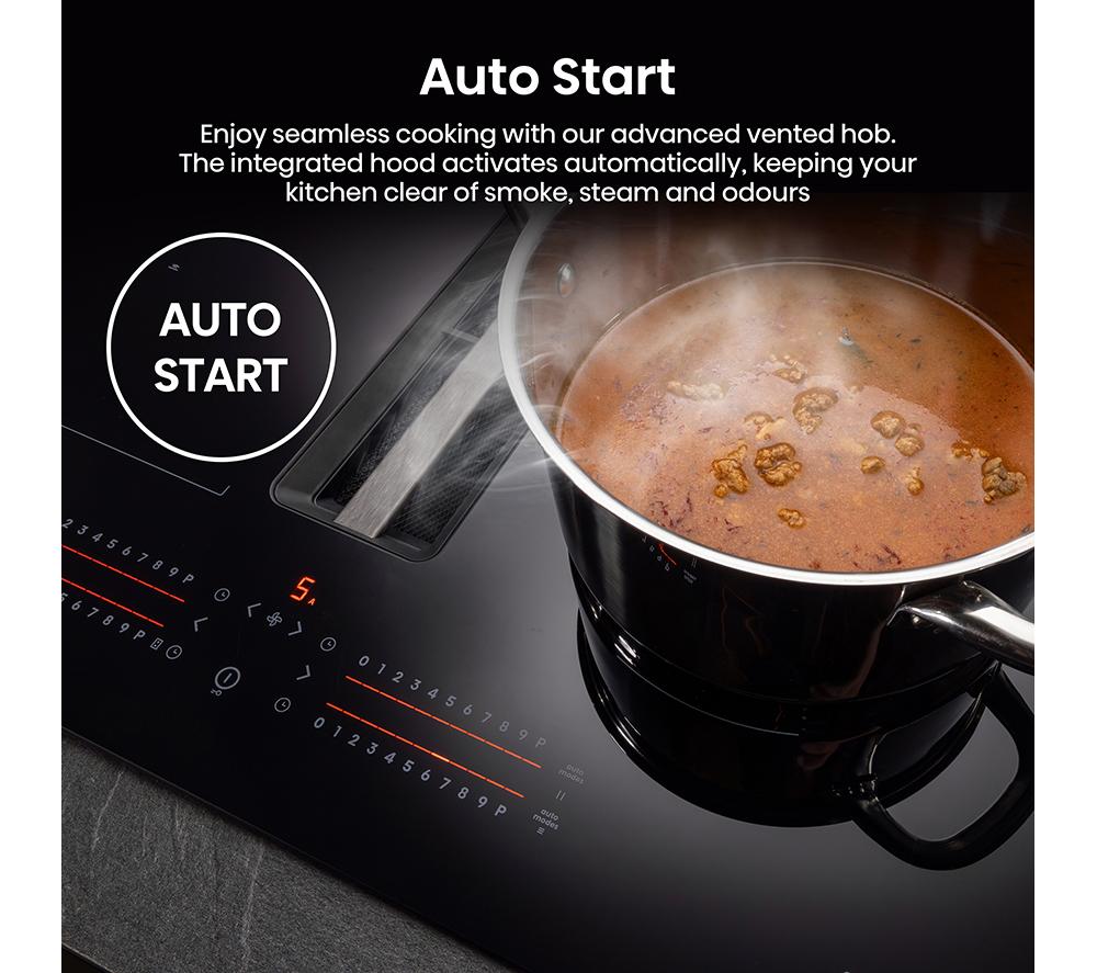 HISENSE Hi6 HEH6432BSCWF 60 cm Vented Electric Induction Smart Hob - Black image number 7 of 27