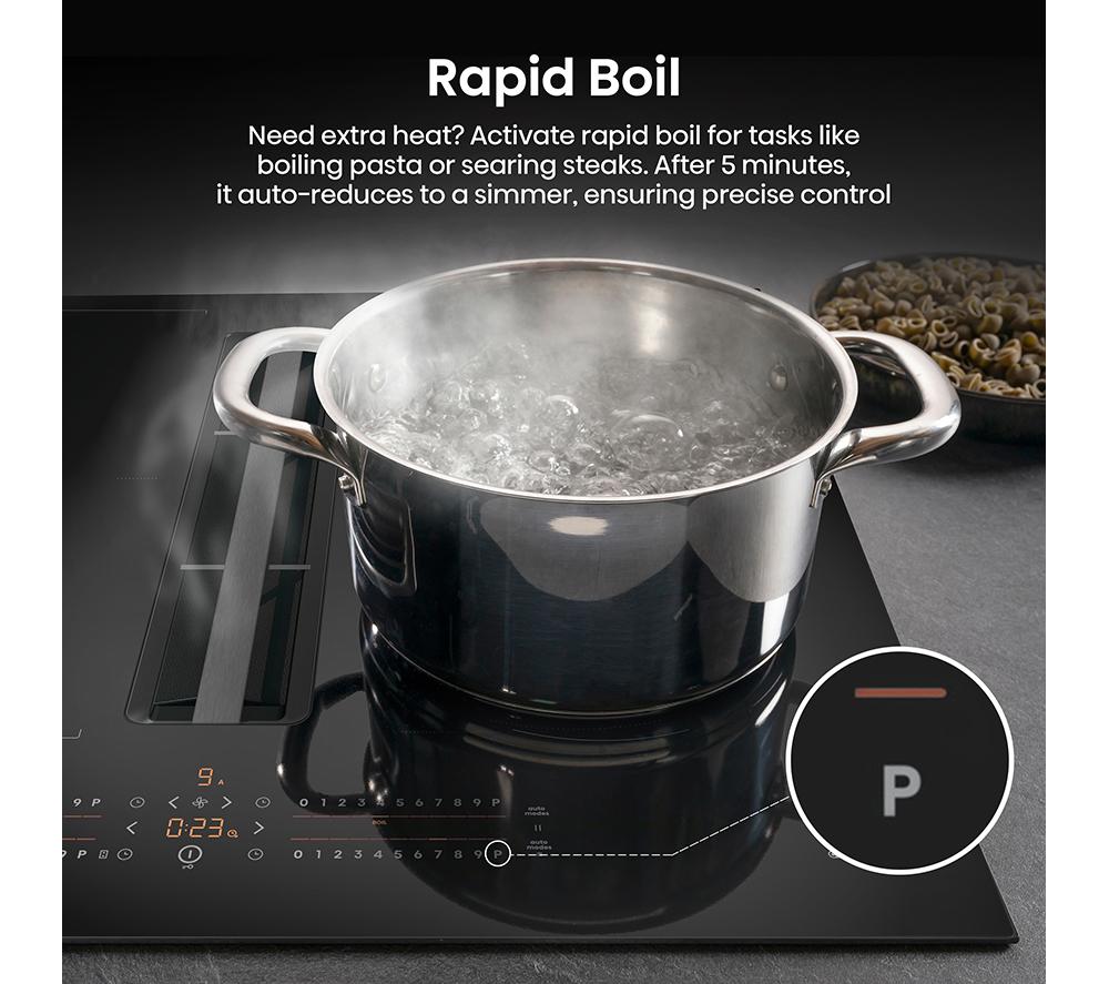 HISENSE Hi6 HEH6432BSCWF 60 cm Vented Electric Induction Smart Hob - Black image number 10 of 27