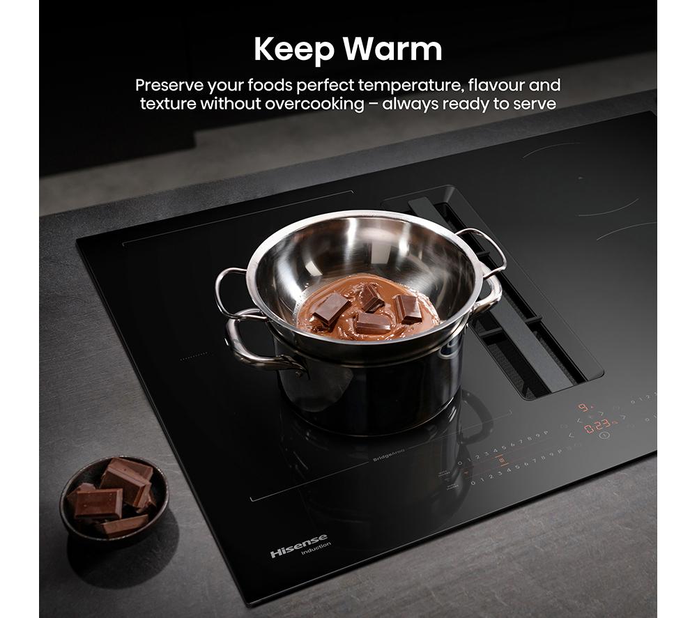 HISENSE Hi6 HEH6432BSCWF 60 cm Vented Electric Induction Smart Hob - Black image number 17 of 27