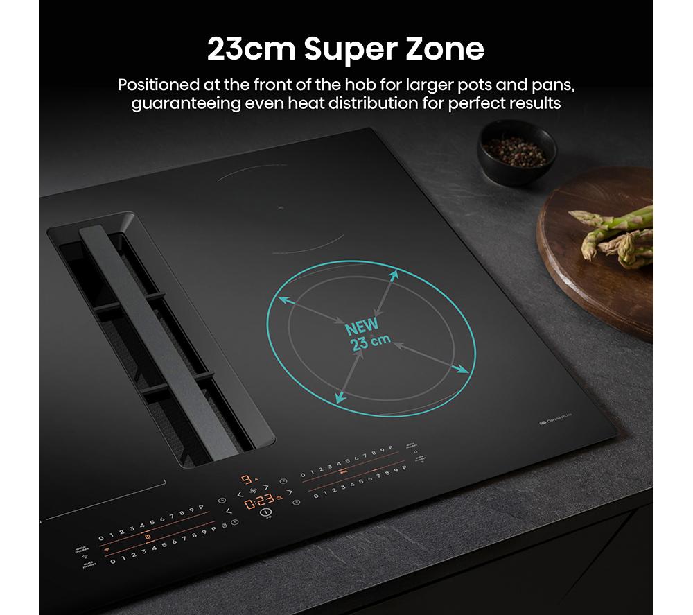 HISENSE Hi6 HEH6432BSCWF 60 cm Vented Electric Induction Smart Hob - Black image number 19 of 27