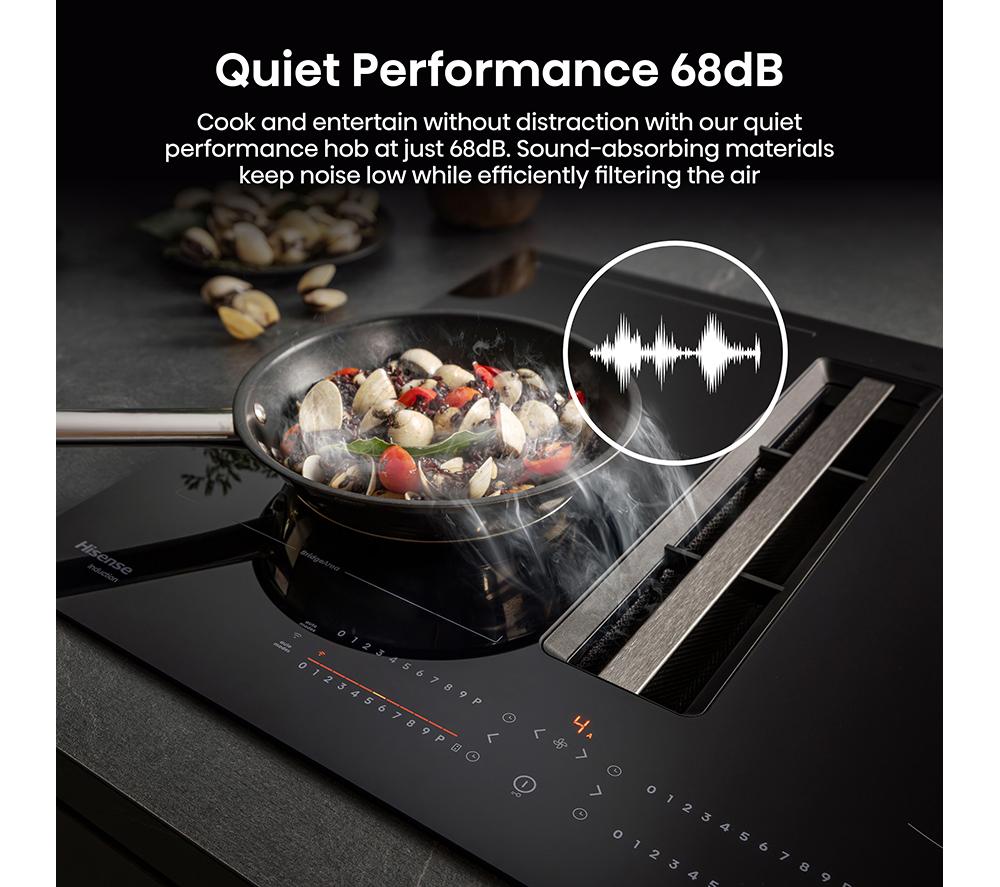 HISENSE Hi6 HEH6432BSCWF 60 cm Vented Electric Induction Smart Hob - Black image number 20 of 27