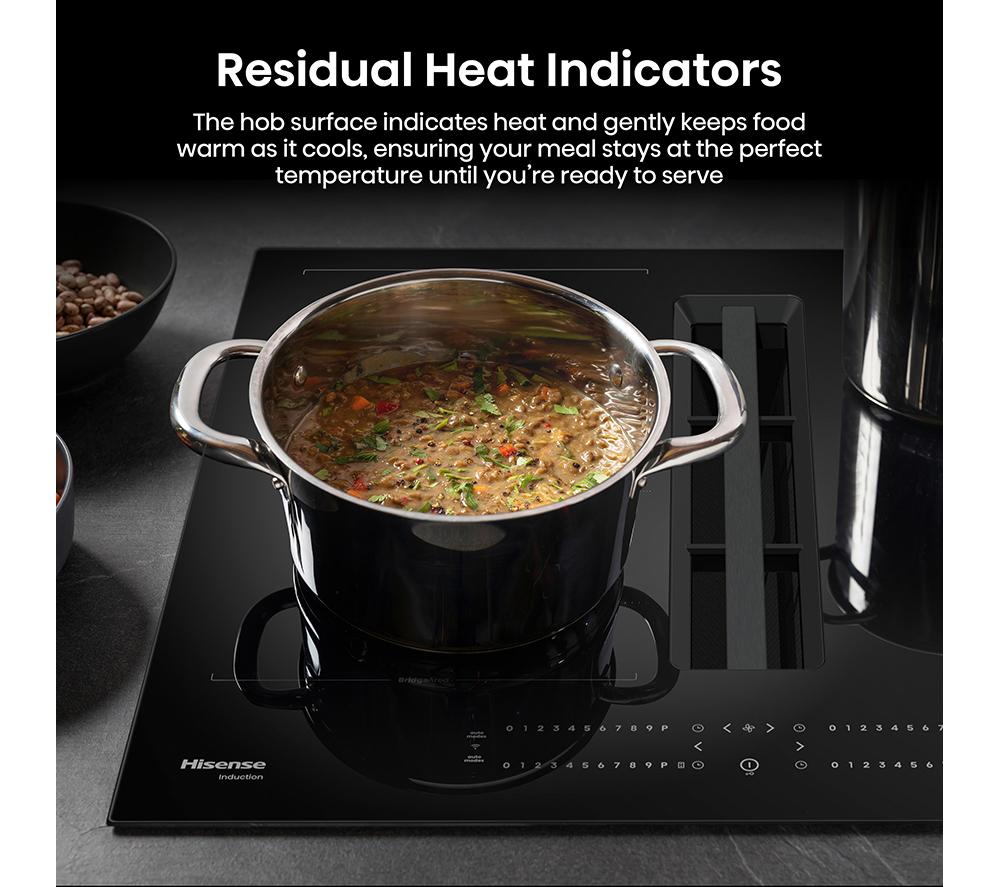 HISENSE Hi6 HEH6432BSCWF 60 cm Vented Electric Induction Smart Hob - Black image number 22 of 27