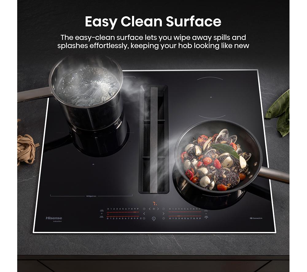 HISENSE Hi6 HEH6432BSCWF 60 cm Vented Electric Induction Smart Hob - Black image number 25 of 27