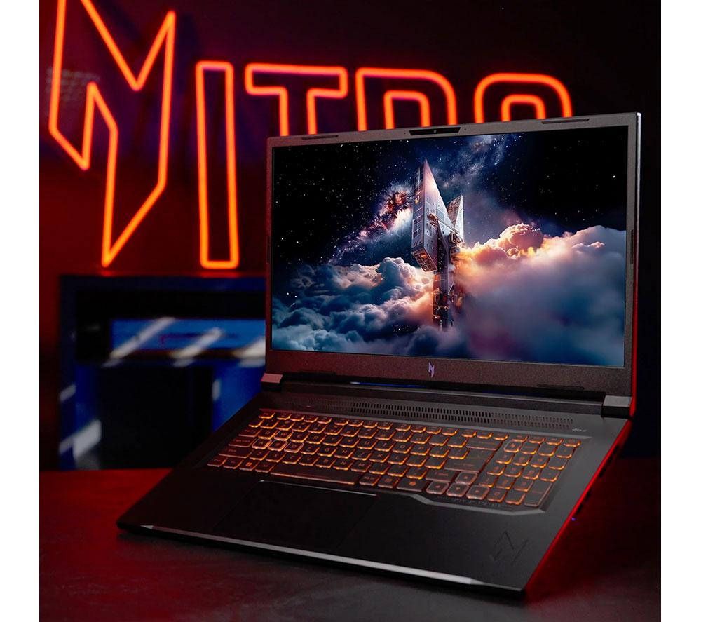 ACER Nitro V17 AI 17.3" Gaming Laptop - AMD Ryzen 7, RTX 5060, 1 TB SSD image number 7 of 10
