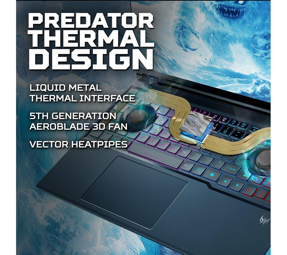 ACER Predator Helios Neo 16 AI 16" Gaming Laptop - Intel&reg; Core&trade; Ultra 7, RTX 5060, 1 TB SSD image number 6 of 13