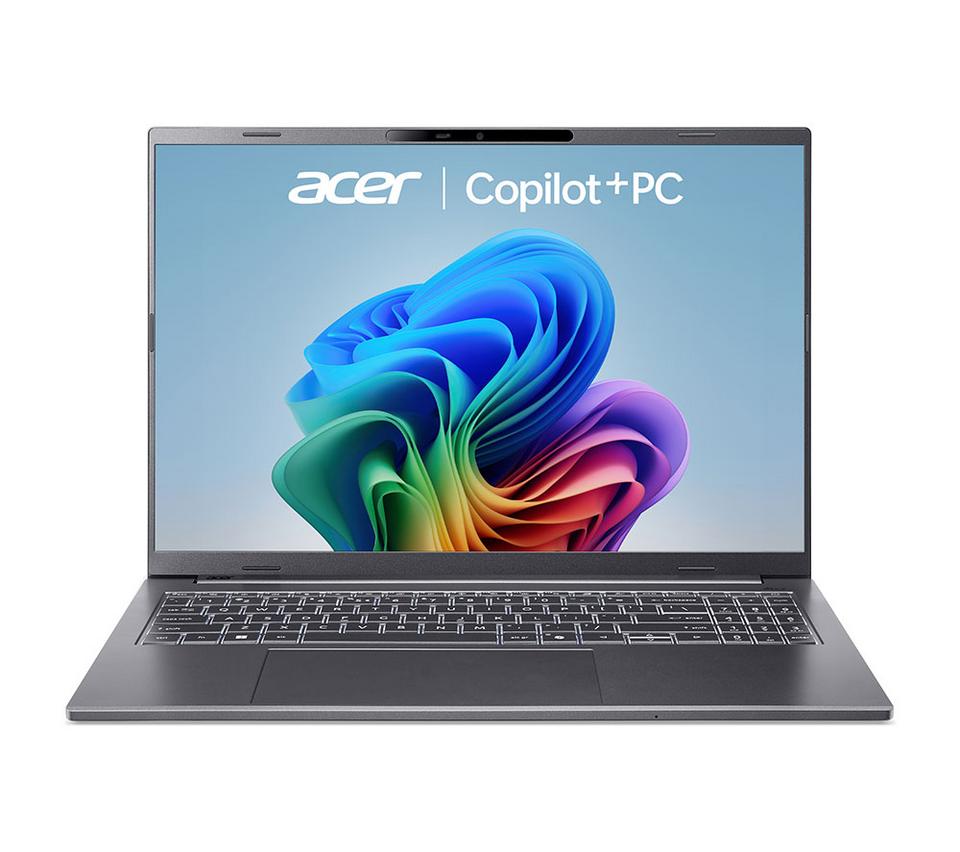ACER Aspire 16 AI 16" Laptop, Copilot+ PC - Snapdragon X, 1 TB SSD, Grey