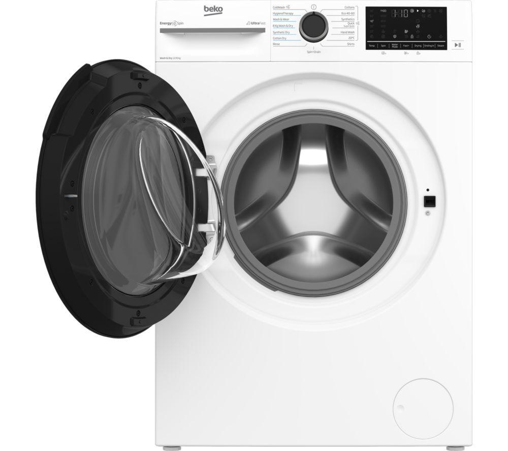 BEKO Pro EnergySpin BM5D512845UW 12 kg Washer Dryer - White image number 3 of 13