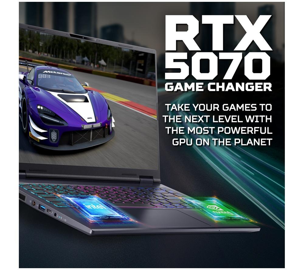 ACER Predator Helios Neo 14 AI 14" Gaming Laptop - Intel&reg; Core&trade; Ultra 9, RTX 5070, 1 + 1 TB SSD image number 5 of 13