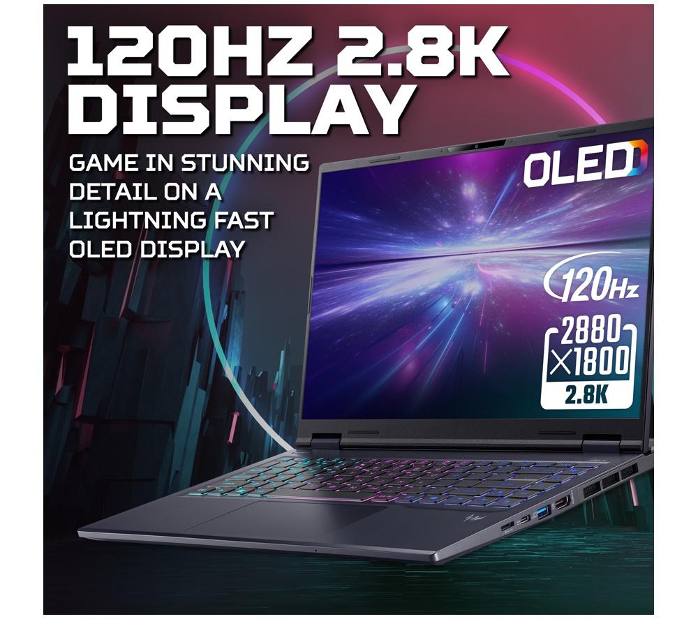 ACER Predator Helios Neo 14 AI 14" Gaming Laptop - Intel&reg; Core&trade; Ultra 9, RTX 5070, 1 + 1 TB SSD image number 6 of 13