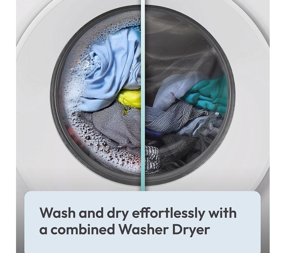 CANDY ProWash 400 BC4686M4D8-80 Integrated WiFi-enabled 8 kg Washer Dryer - White image number 11 of 12