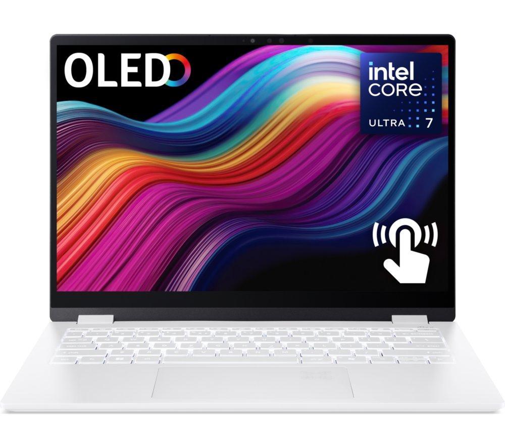 ACER Swift Edge AI 14" Laptop, Copilot+ PC - Intel Core Ultra 7, 1 TB SSD, White