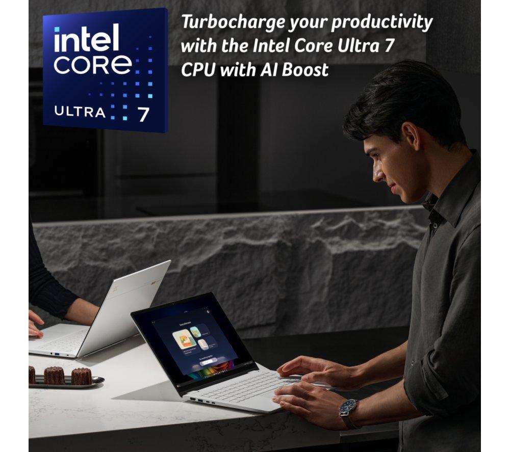 ACER Swift Edge AI 14" Laptop, Copilot+ PC - Intel&reg; Core&trade; Ultra 7, 1 TB SSD, White image number 6 of 12