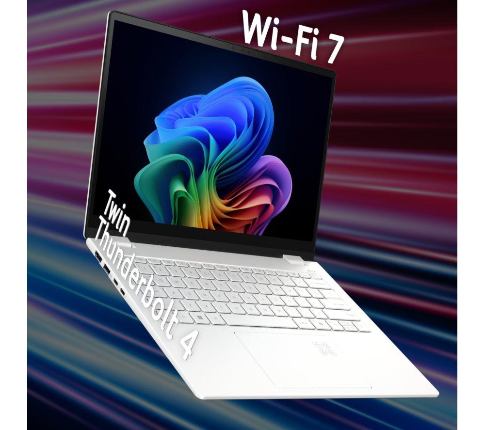 ACER Swift Edge AI 14" Laptop, Copilot+ PC - Intel&reg; Core&trade; Ultra 7, 1 TB SSD, White image number 8 of 12