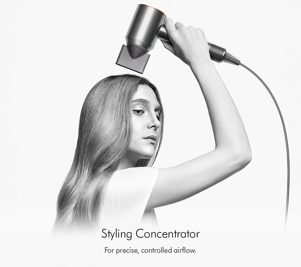 DYSON Supersonic Straight & Wavy Hair Dryer - Prussian Blue & Rich Copper image number 4 of 17