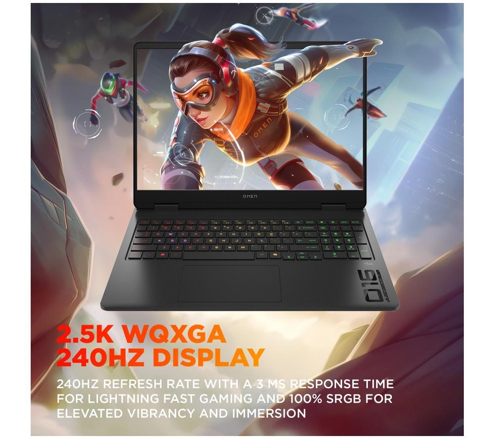 HP OMEN 16-ap0506na 16" Gaming Laptop - AMD Ryzen AI 7, RTX 5060, 1 TB SSD image number 6 of 23