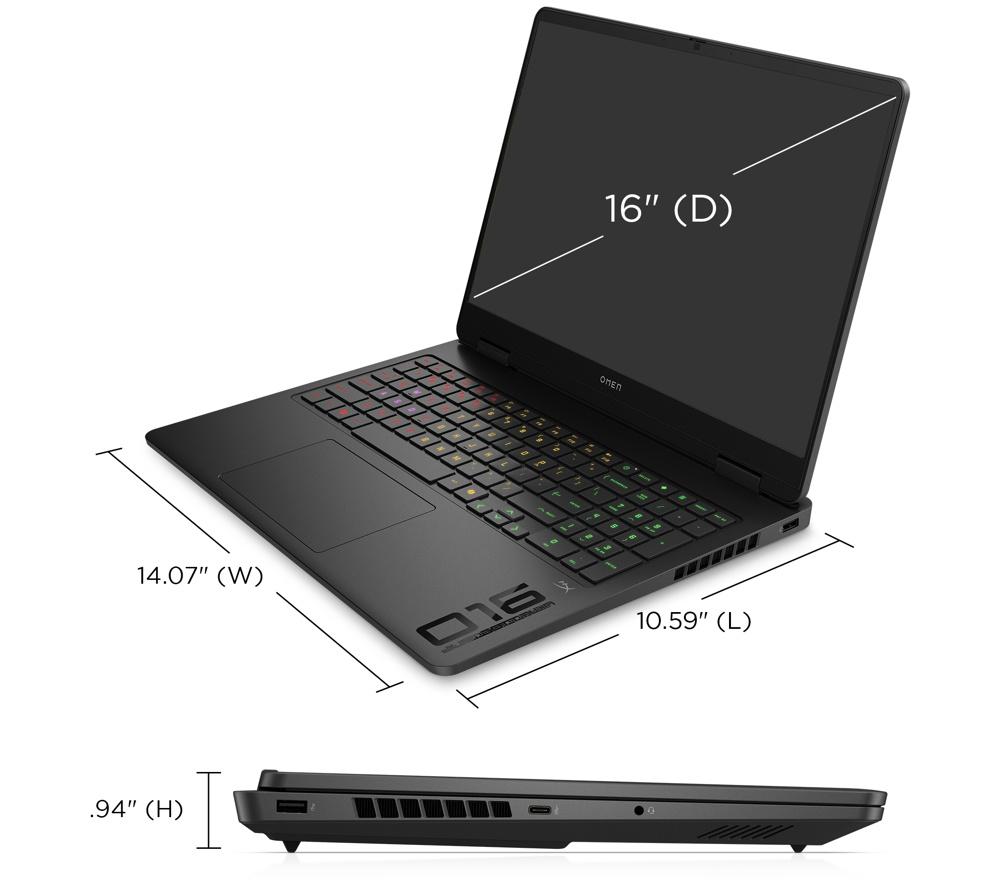 HP OMEN 16-ap0506na 16" Gaming Laptop - AMD Ryzen AI 7, RTX 5060, 1 TB SSD image number 10 of 23