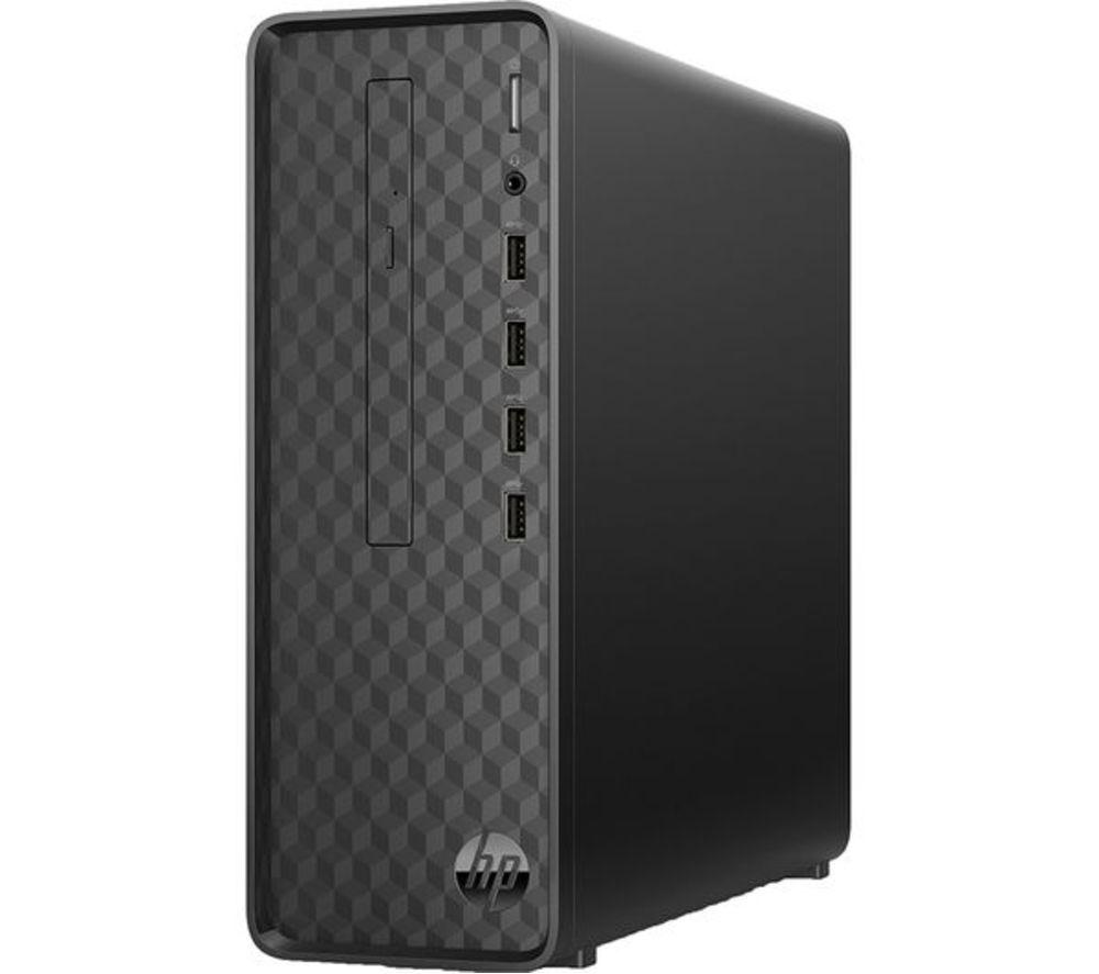 HP Slim S01-pF2012na Refurbished Desktop PC - Intel&reg; Core&trade; i3, 256 GB SSD, Black (Very Good Condition) image number 3 of 7