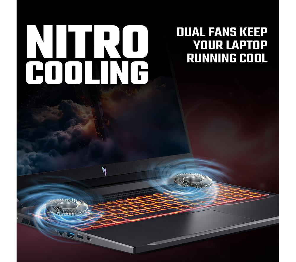 ACER Nitro V 16 AI 16" Gaming Laptop - AMD Ryzen 7, RTX 5050, 512 GB SSD image number 6 of 10
