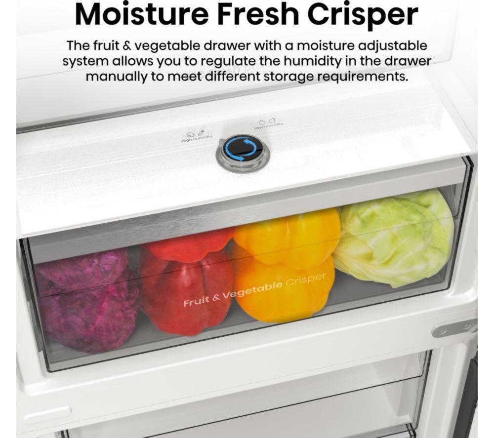 HISENSE Pureflat RB5P410SAFCUK Smart 70/30 Fridge Freezer - Black image number 10 of 17