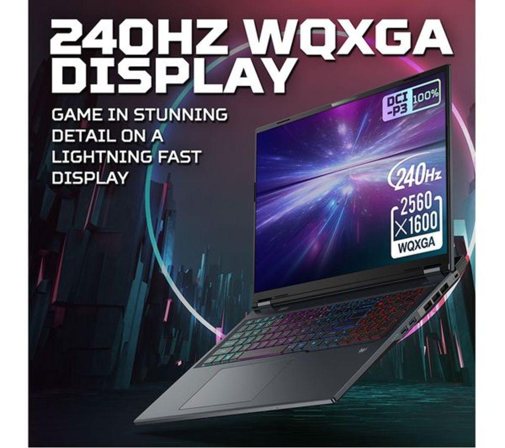 ACER Predator Helios Neo 18 AI 18" Refurbished Gaming Laptop - Intel&reg; Core&trade; Ultra 9, RTX 5070 Ti, 2 TB SSD (Excellent Condition) image number 5 of 9