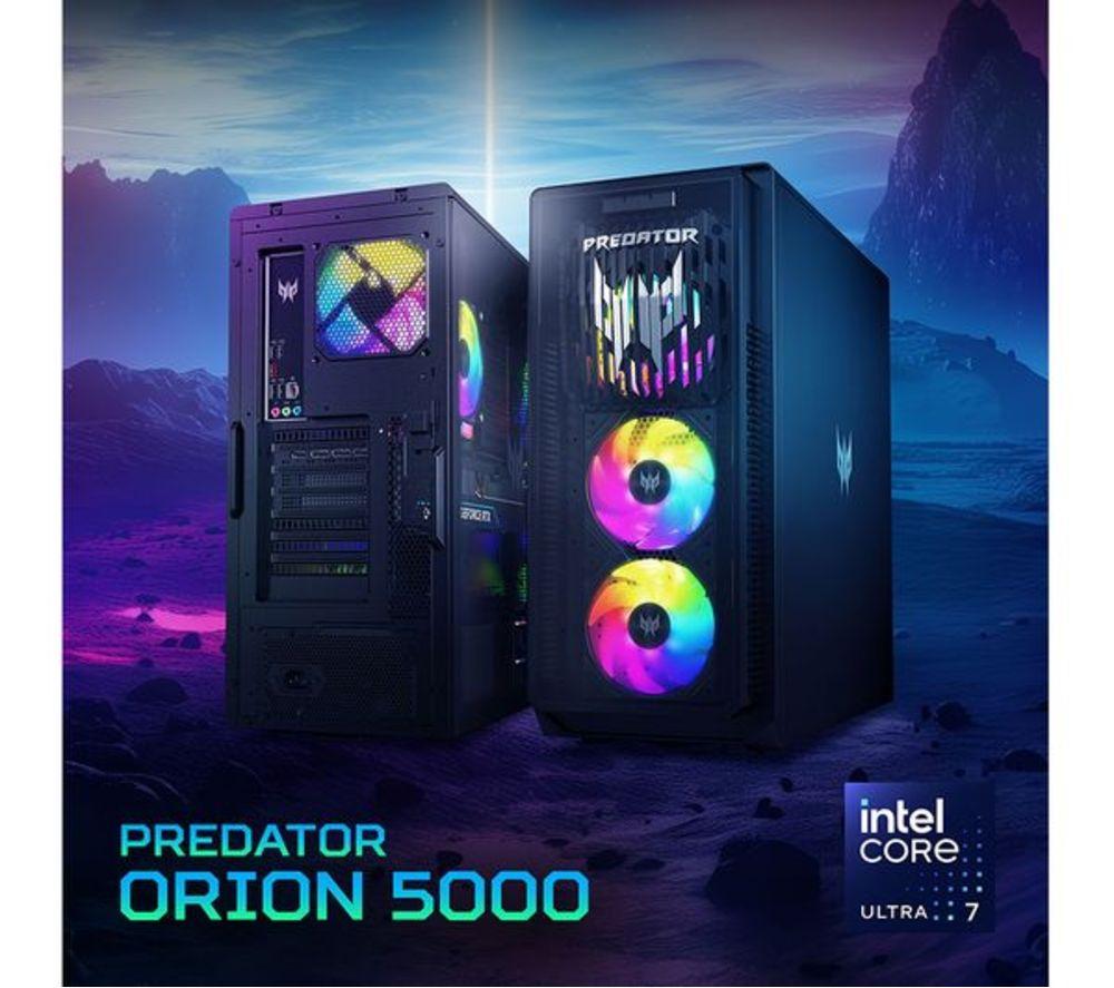 ACER Predator Orion 5000 PO5-660 Refurbished Gaming PC - Intel&reg; Core&trade; Ultra 7, RTX 5070, 2 TB SSD (Very Good Condition) image number 6 of 8