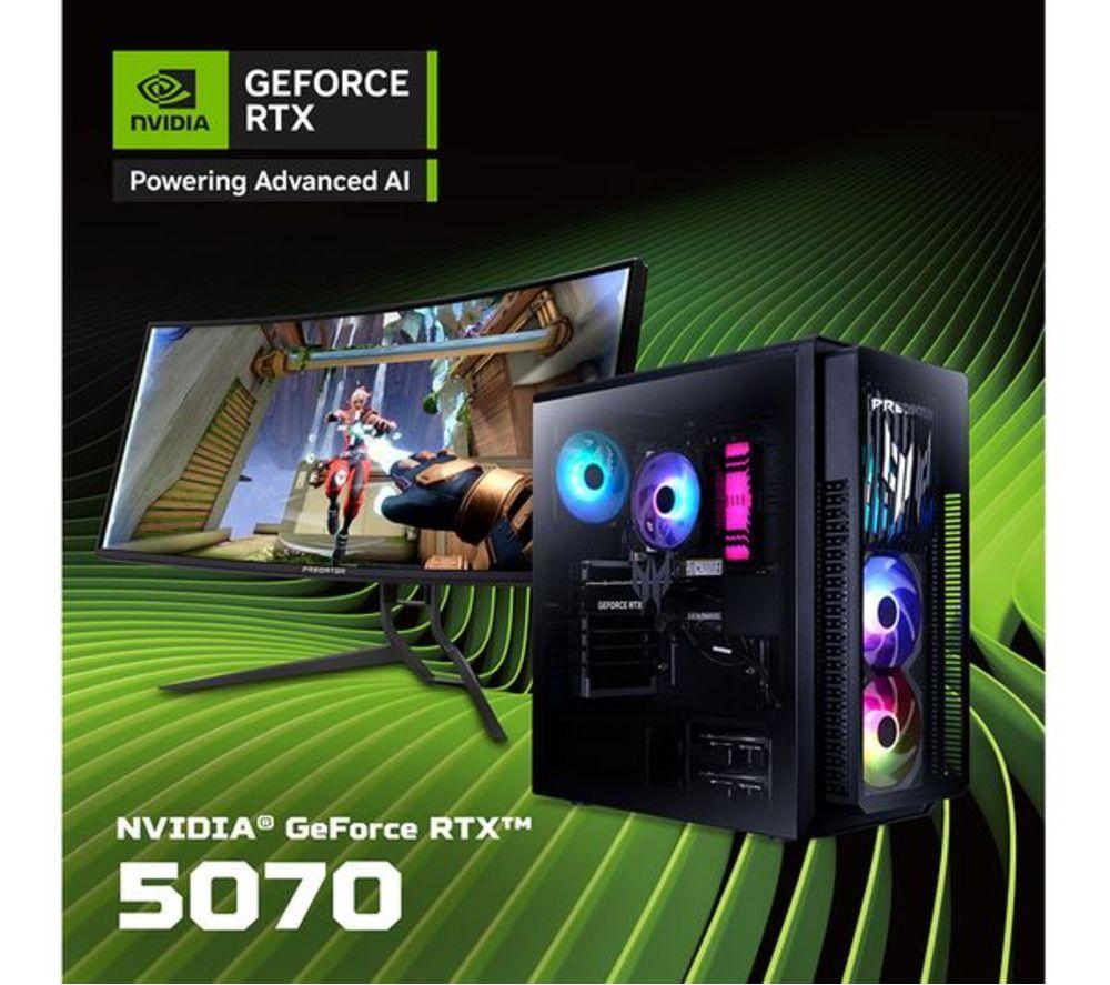 ACER Predator Orion 5000 PO5-660 Refurbished Gaming PC - Intel&reg; Core&trade; Ultra 7, RTX 5070, 2 TB SSD (Very Good Condition) image number 7 of 8