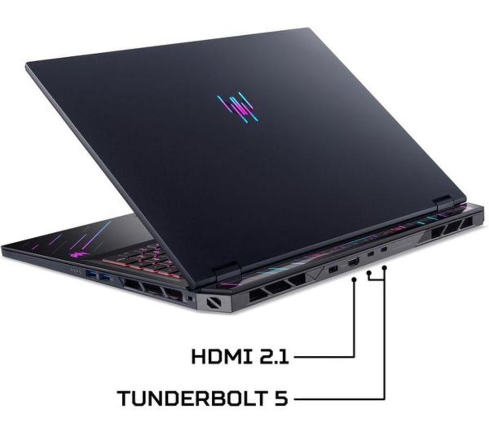 ACER Predator Helios 18 AI 18" Refurbished Gaming Laptop - Intel&reg; Core&trade; Ultra 9, RTX 5080, 2 TB SSD (Very Good Condition) image number 12 of 48